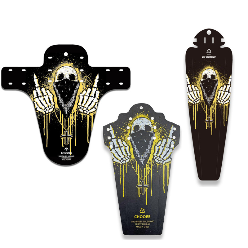 Bike Fender Set - อุปกรณ์จักรยานชิ้นส่วนจักรยาน Mtb ปีก Mudguard PP จักรยานเสือภูเขาพับขี่จักรยานด้านหน้า