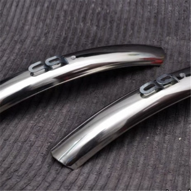 Bike Fender Set - บังโคลนหลังสำหรับจักรยานวิบากทำจากสเตนเลสขนาด27นิ้วบังโคลน700C