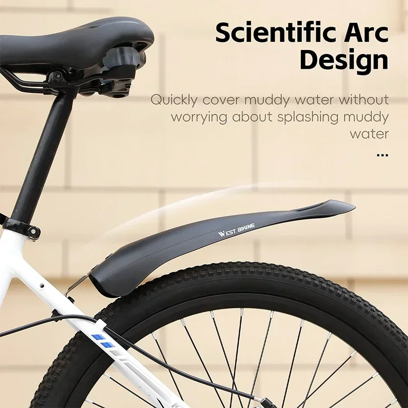 Bike Fender Set - ชุดบังโคลนจักรยานเสือภูเขา WEST BIKING ขนาด 20/22/24 นิ้ว