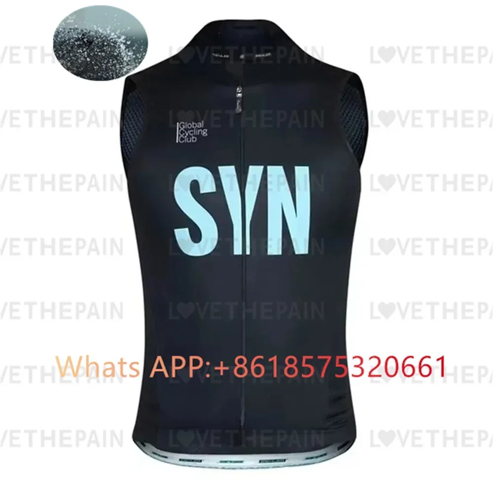 Cycling Gear Vest - เสื้อกั๊กปั่นจักรยานกันลม SYN รุ่นใหม่ เสื้อกั๊กกีฬาวิ่ง เสื้อกั๊กปั่นจักรยานแบบไม่มีแขน เสื้อเจอร์ซีย์ปั่นจักรยานแบบไม่มีแขนสำหรับฤดูร้อน