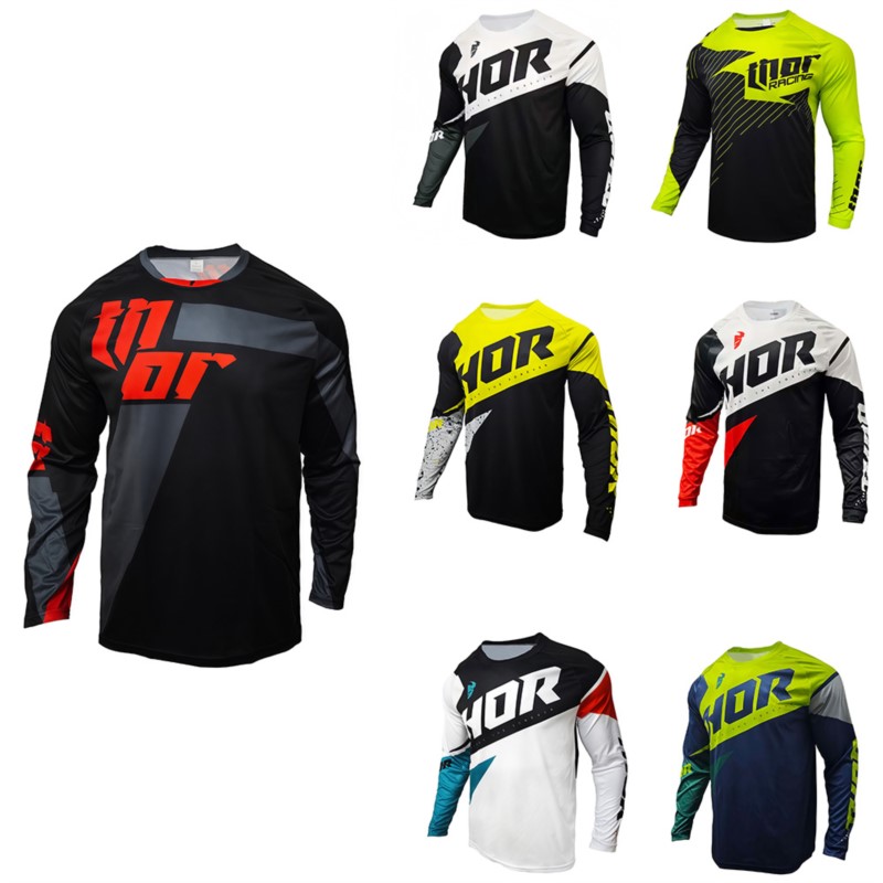 Cycling Jersey - เสื้อปั่นจักรยานเสือภูเขาแบบยืดหยุ่น ปรับได้ตามสภาพการใช้งาน มีสีให้เลือกมากมาย เสื้อเจอร์ซีย์อเนกประสงค์สำหรับกิจกรรมปั่นจักรยานบนพื้นผิวที่หลากหลาย