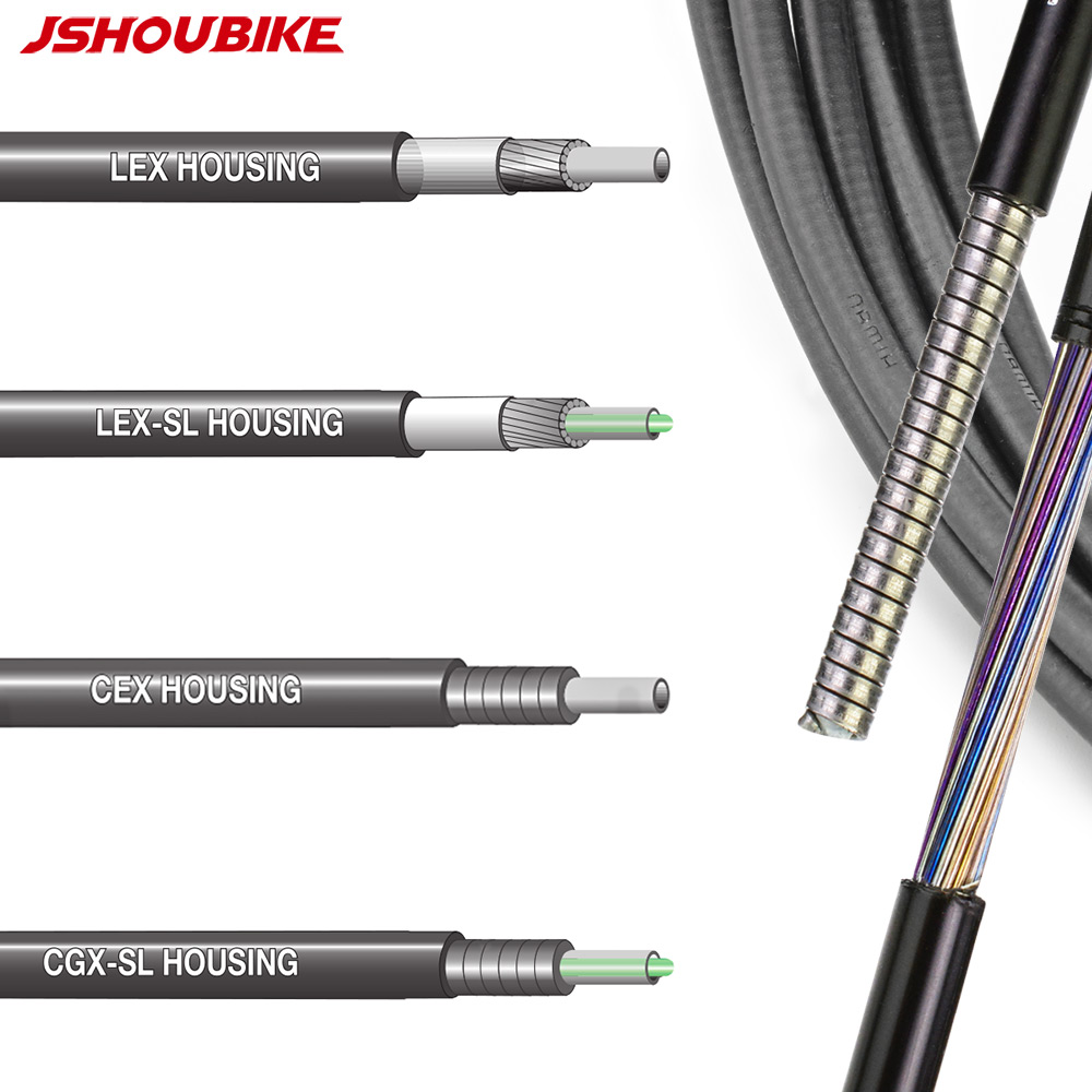 Xc Mtb Gear - JSHOU จักรยานเบรค Shift Housing สายภายในชุดสายไฟสำหรับ MTB