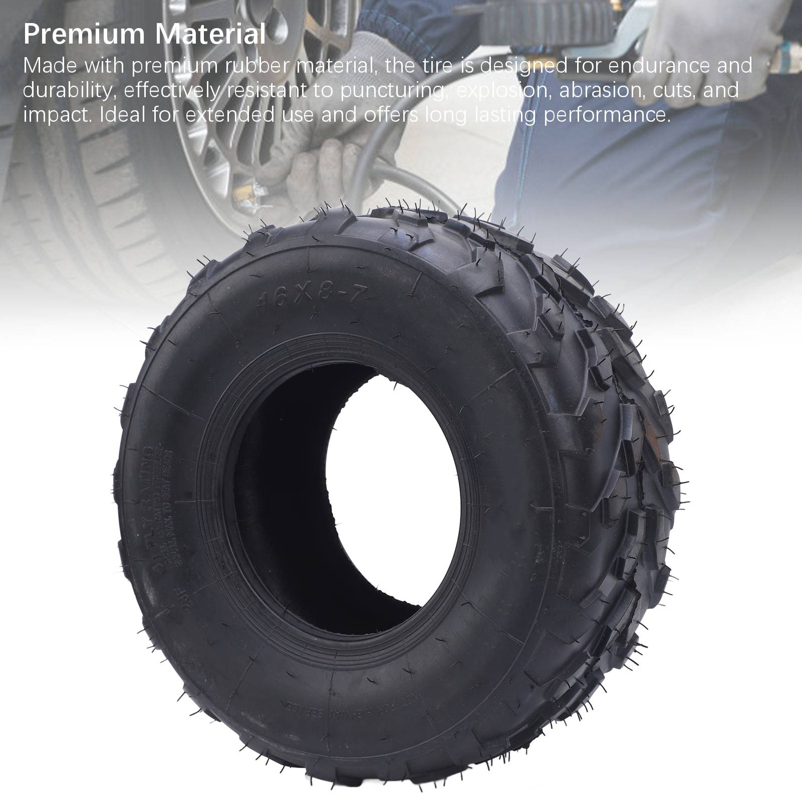 ยางรถ ATV ขนาด 16x8-7 นิ้ว ยาง - Road Bike Tire บทวิจารณ์และราคา