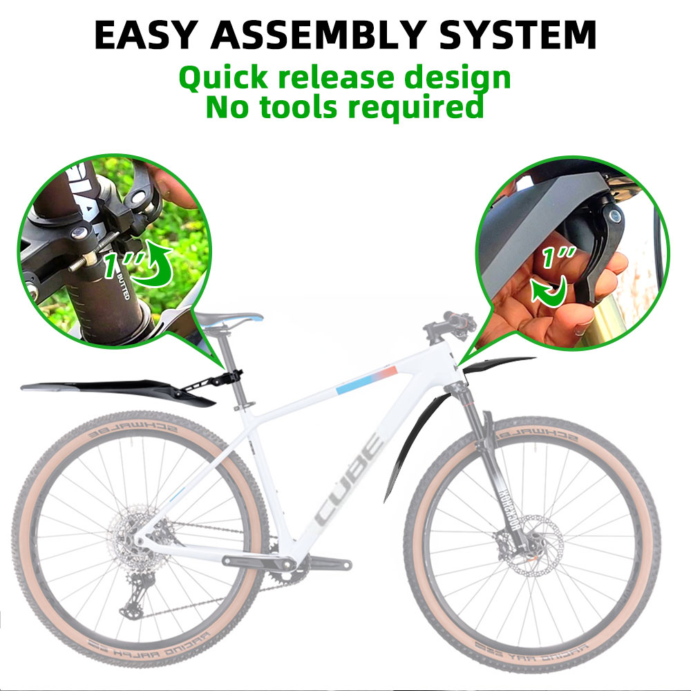 บังโคลนจักรยาน RBRL MTB แบบปลด - Bike Fender Set บทวิจารณ์และราคา