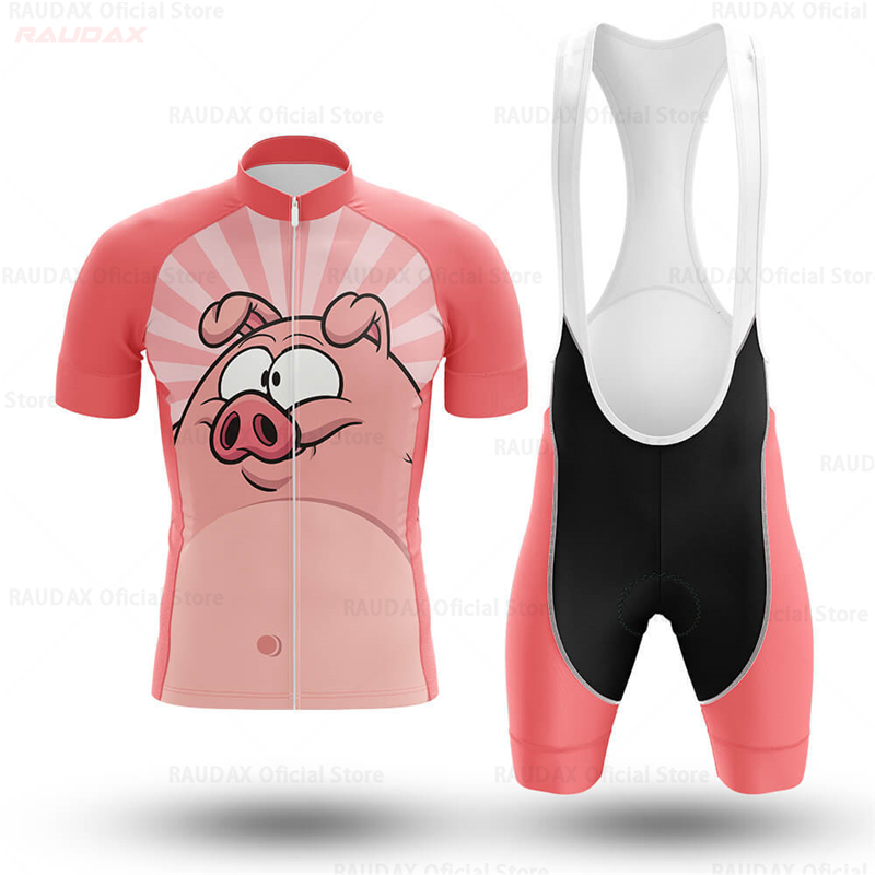 ชุดเสื้อปั่นจักรยานลายการ์ตูนห - Cycling Gear Padding บทวิจารณ์และราคา