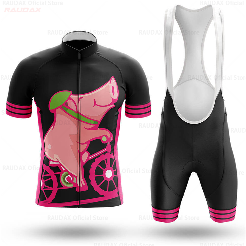 ชุดเสื้อปั่นจักรยานลายการ์ตูนห - Cycling Gear Padding บทวิจารณ์และราคา