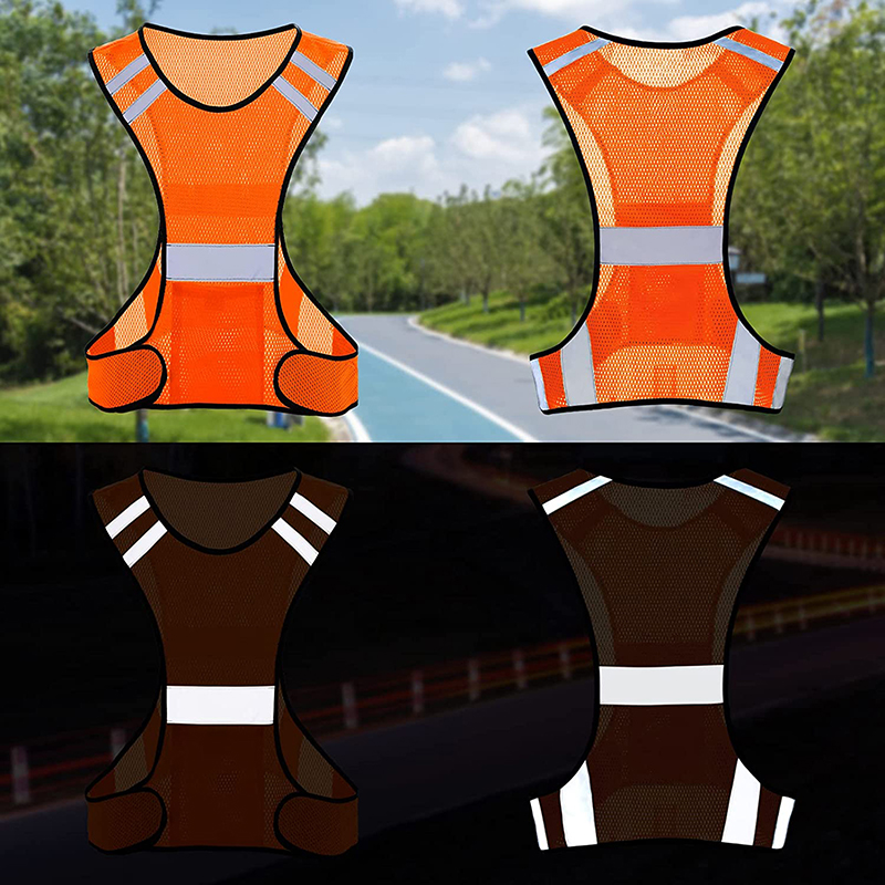 เสื้อกั๊กนิรภัยสะท้อนแสงตาข่าย - Cycling Gear Vest บทวิจารณ์และราคา