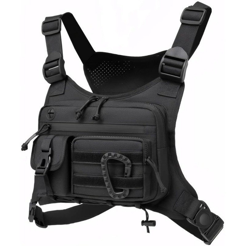 กระเป๋าคาดอกแบบยุทธวิธีสำหรับผ - Cycling Gear Vest บทวิจารณ์และราคา