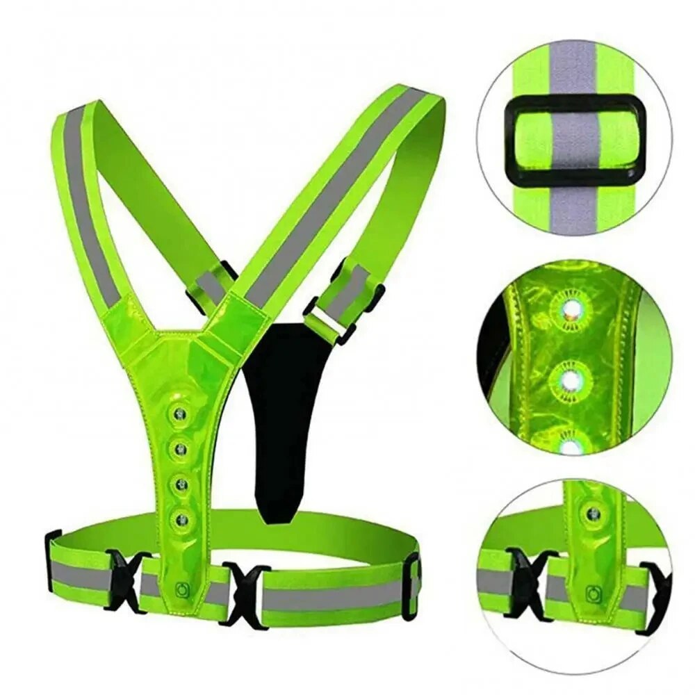 เสื้อกั๊กวิ่ง LED สะท้อนแสง สา - Cycling Gear Vest บทวิจารณ์และราคา