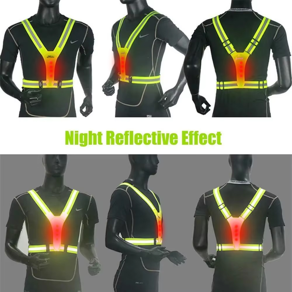 เสื้อกั๊กวิ่ง LED สะท้อนแสง สา - Cycling Gear Vest บทวิจารณ์และราคา