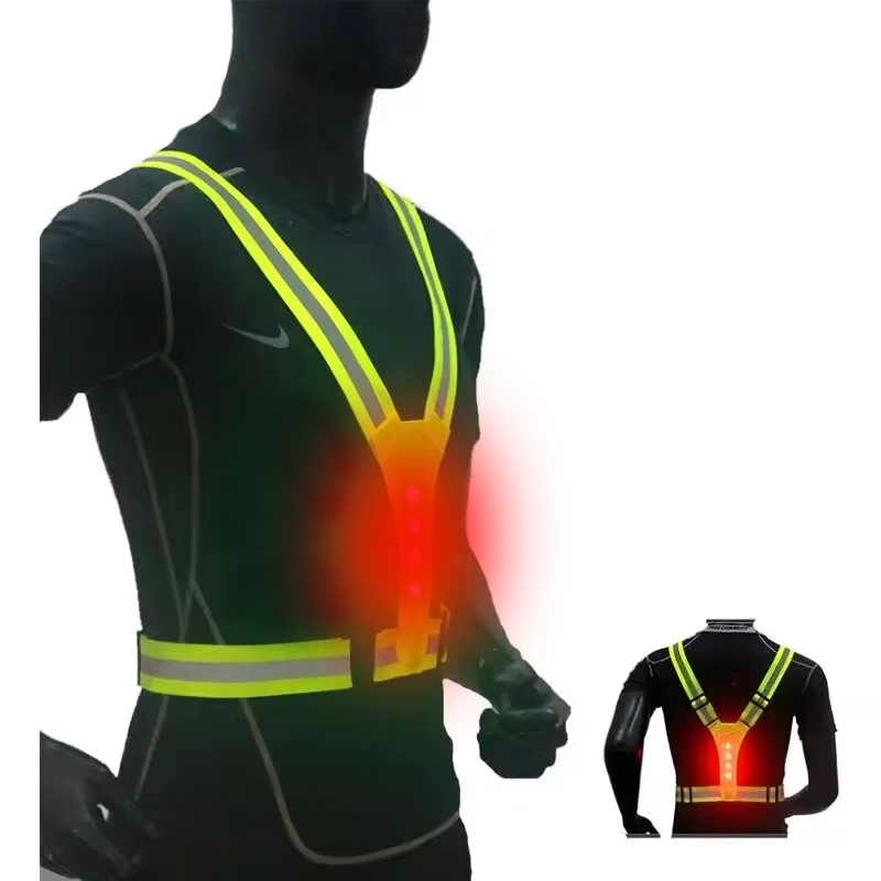 เสื้อกั๊กวิ่ง LED สะท้อนแสง สา - Cycling Gear Vest บทวิจารณ์และราคา
