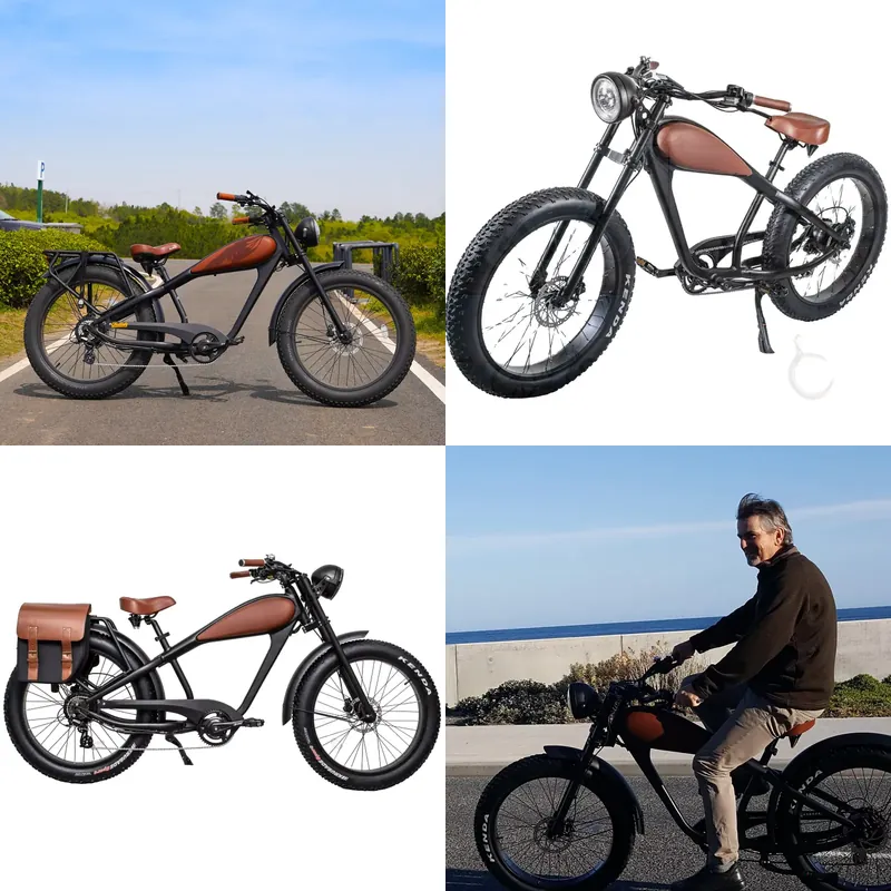 จักรยานไฟฟ้าวินเทจ OEM 750W รุ - Road Bike Tire บทวิจารณ์และราคา