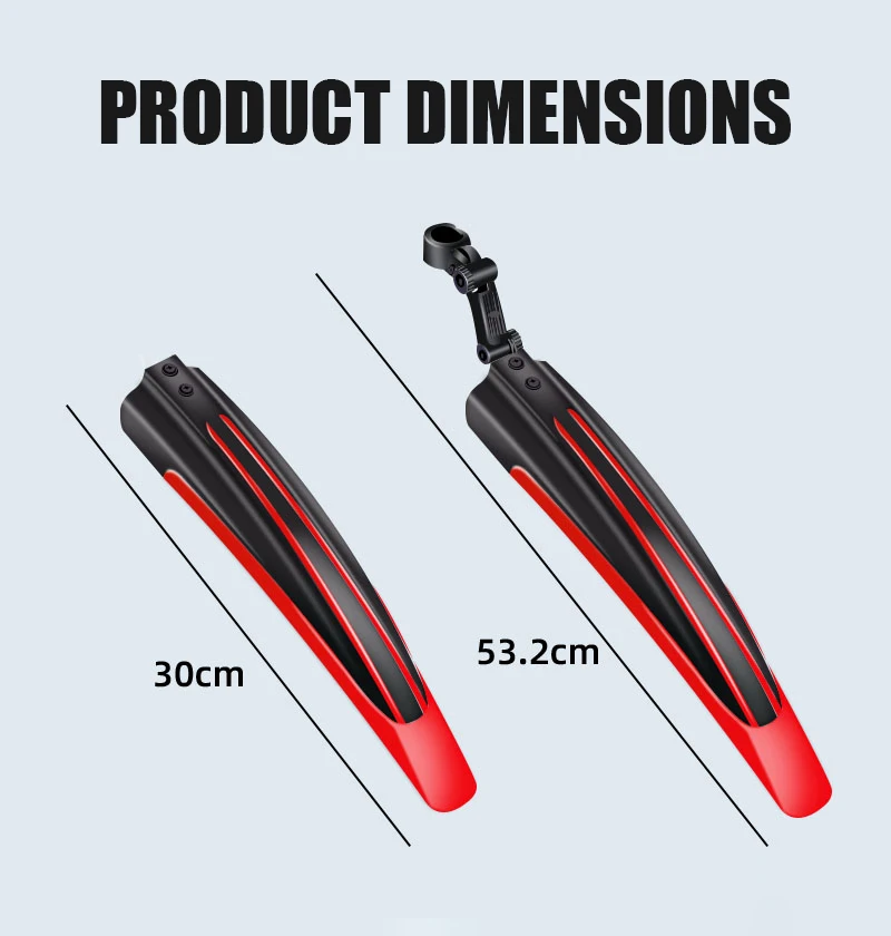 ชุดบังโคลนจักรยาน2ชิ้นสำหรับจั - Bike Fender Set บทวิจารณ์และราคา